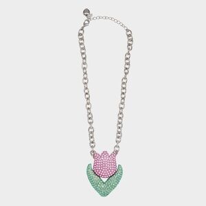 Betsey Johnson HOP TO IT TULIP PENDANT PINK